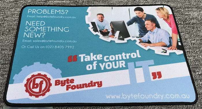 These Counter Mats Promote your Services As Customers Pay!